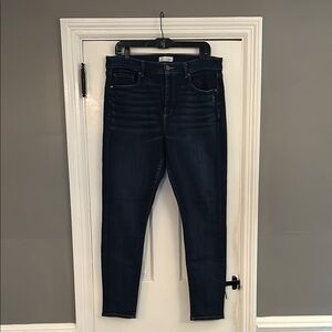 LOFT Blue High Waist Skinny Jeans